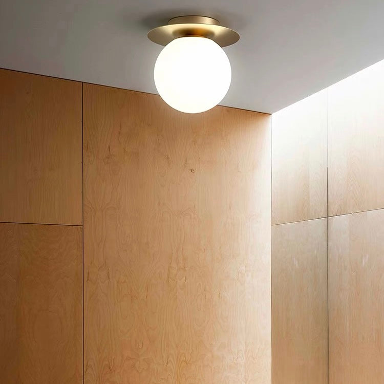 Modern Hallway Glass Ceiling Lights (Set of 3)