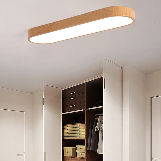 Oval Acrylic LED Ceiling Light (Smooth White)