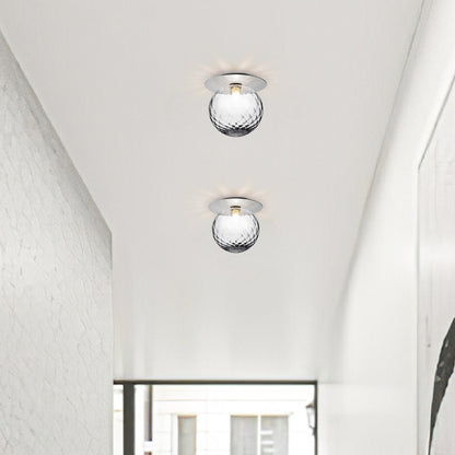 Modern Hallway Glass Ceiling Lights (Set of 3)