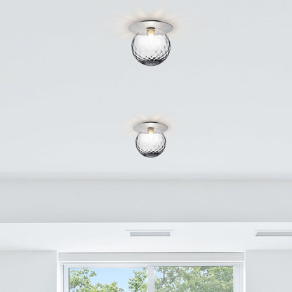 Modern Hallway Glass Ceiling Lights (Set of 3)