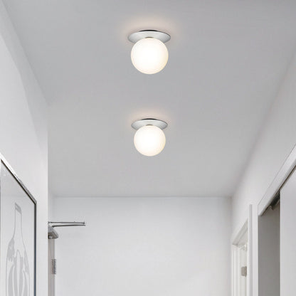 Modern Hallway Glass Ceiling Lights (Set of 3)